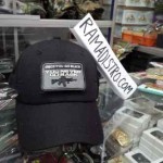 topi velcro hitam you never go back