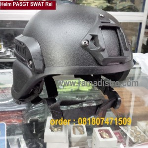 helm PASGT SWAT hitam Rel