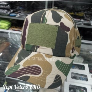 topi velcro kko